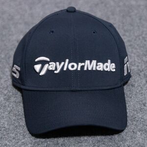 TaylorMade Hat Cap Strap Back Men's Navy Blue White TP5 M3 Golf Adjustable OSFA